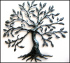 Metal Tree, Metal Wall Art, 34", Haitian Metal Art, Metal Tree Wall Hanging, Outdoor Metal Art, Recy